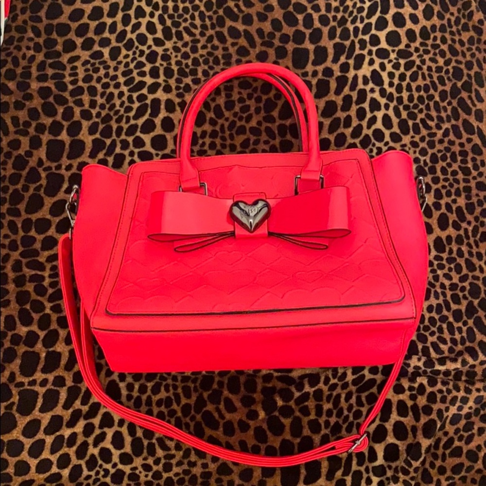Betsey Johnson red purse